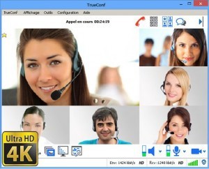le logiciel de visio-conférence TrueConf