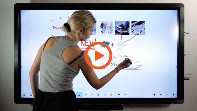 vidéo utilisation stylet pour écran interactif Clevertouch