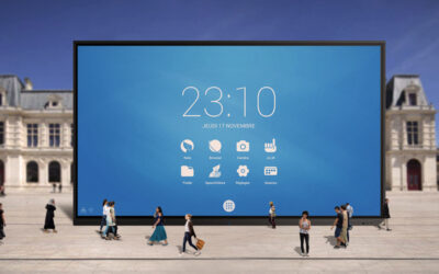 Ecran interactif Haute Précision SuperGlass 98″ : la plus grande tablette tactile géante
