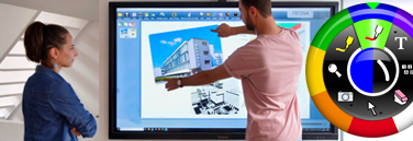 écran interactif multi touch avec logiciel eBeam