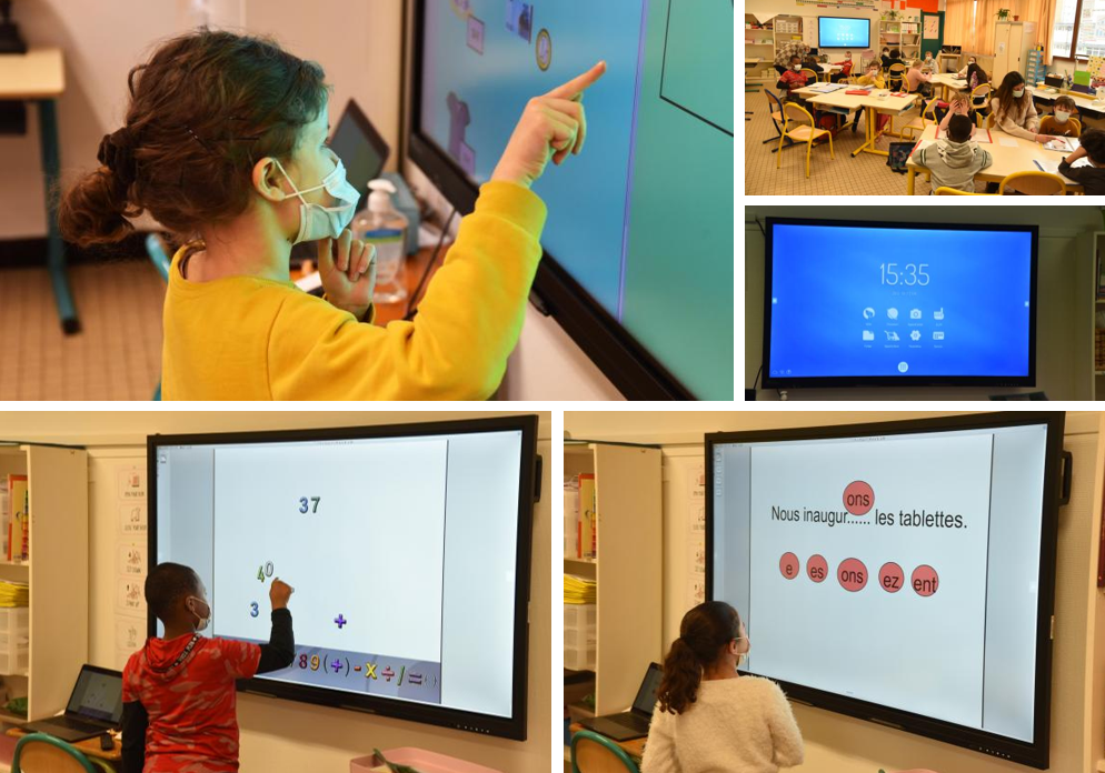 ecran interactif école élémentaire et maternelle