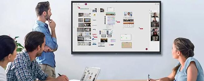 la visioconférence sur écran interactif