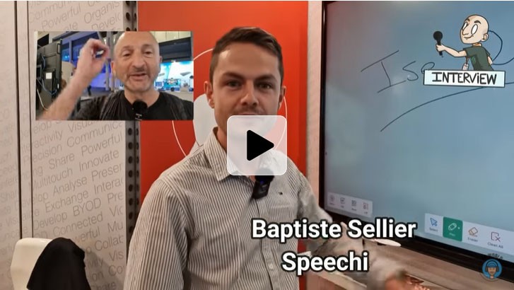 interview vidéo de Speechi par le youtubeur PP au salon ISE de Barcelone 2022 sur la reconnaissance faciale