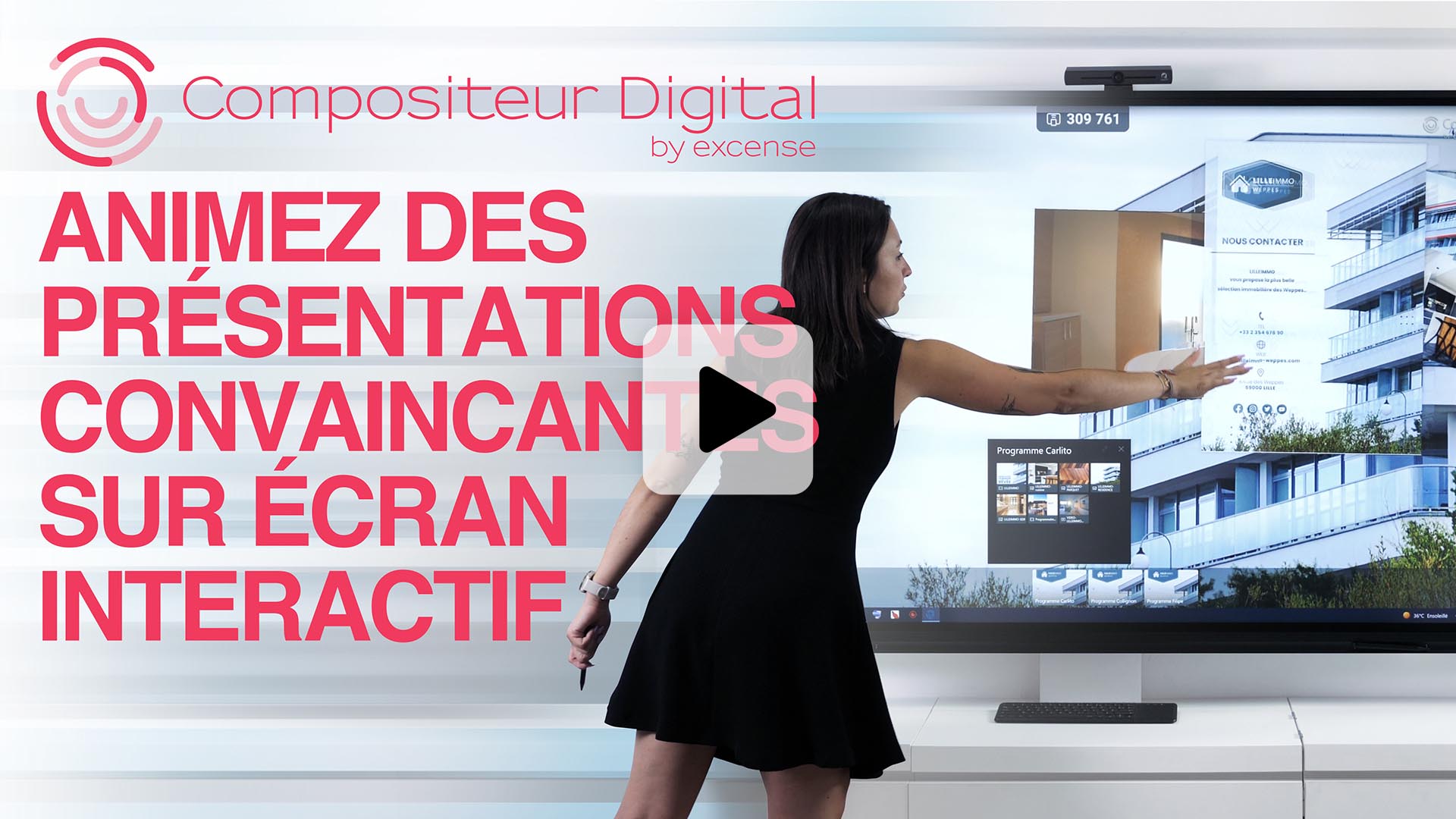 compositeur digital pour écran interactif