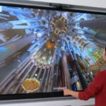 visite virtuelle d'un monument sur écran numérique interactif (ENI)