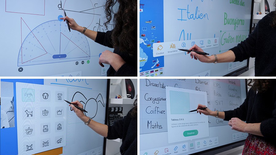 faire cours sur écran interactif avec le tableau blanc Note 2.0
