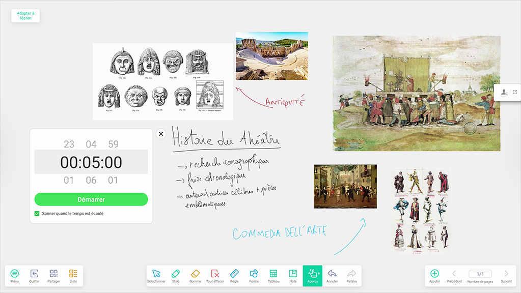 Digital whiteboard: learning reinvented