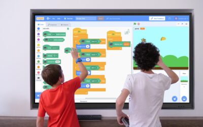 Interactive touchscreen TVs for schools and museums