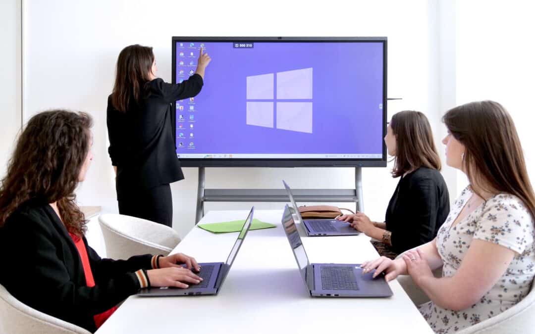 Interactive touch screen for education and school