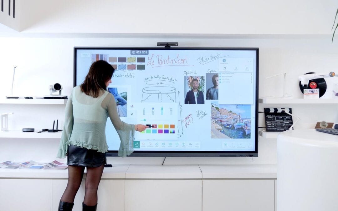 Why install a touchscreen and interactive display for video conferencing?