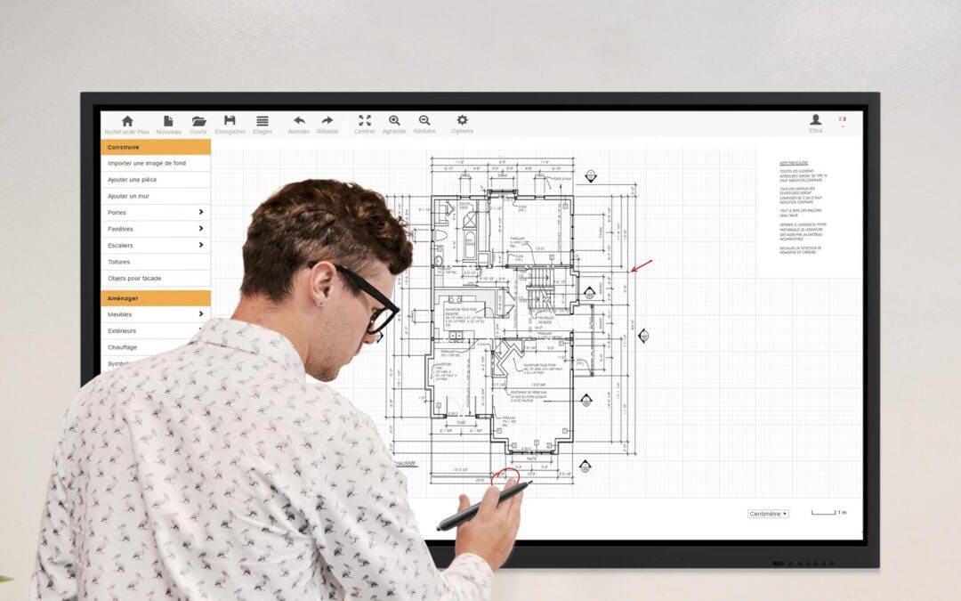 Nicht nur im Besprechungsraum zu Hause: großer Touchscreen-Monitor für die Industrie