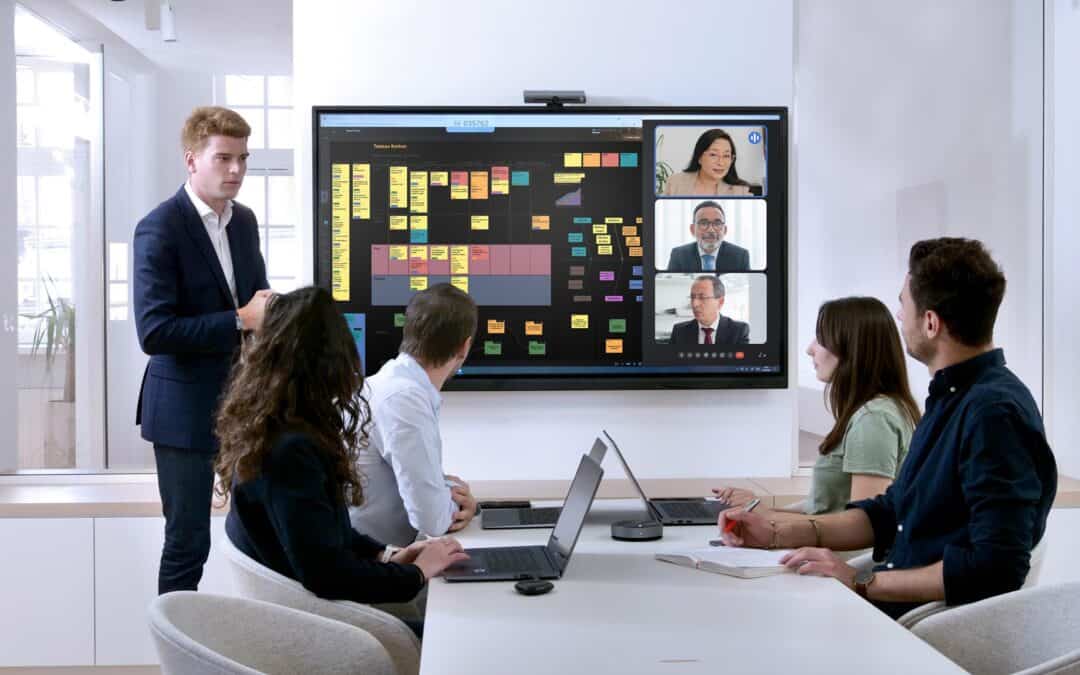 So geht Meeting heute: ein digitales Flipchart und ein digitales Videokonferenz-System online kaufen