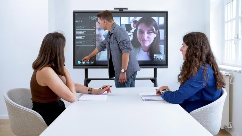 SpeechiTouch UHD kapazitiver interaktiver Touchscreen | 75"