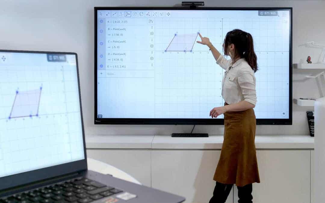 Ecran interactif tactile SpeechiTouch 86”Idéal pour les grandes salles