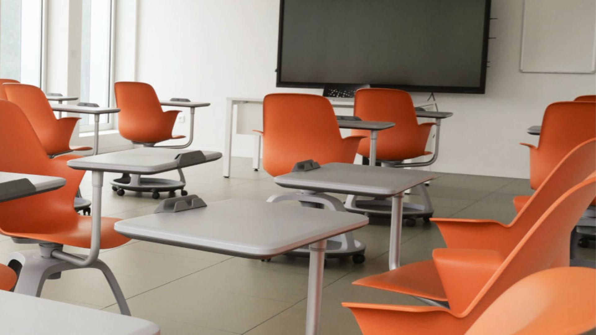 Une salle de classe de la CMA équipée d'un écran interactif Speechi Photo :CMA de Beauvais