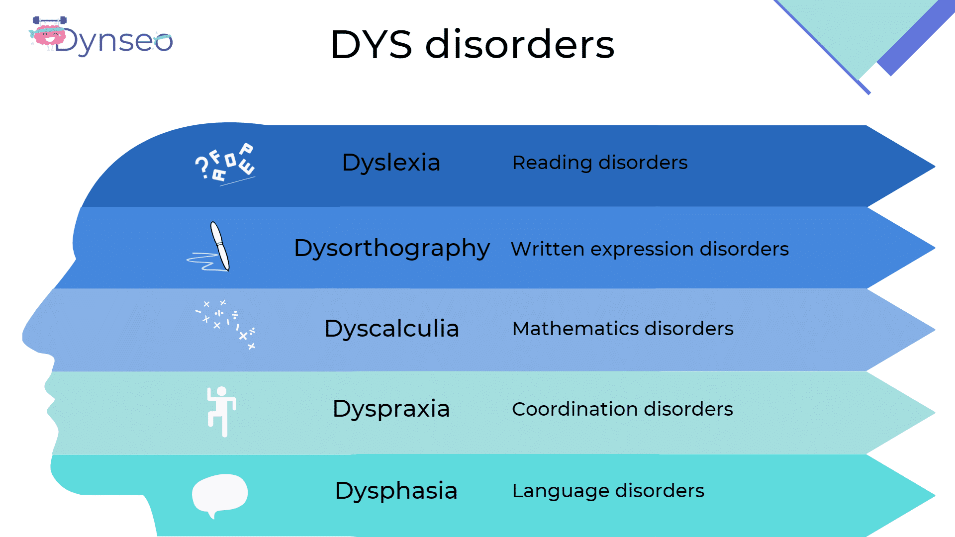 All dys disorders Picture : Dynseo