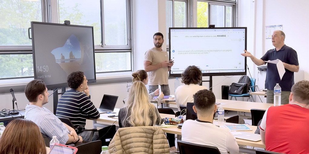 Des écrans numériques interactifs Speechi à l'Université de Lille