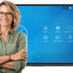 écran de projection pour les salles de réunion