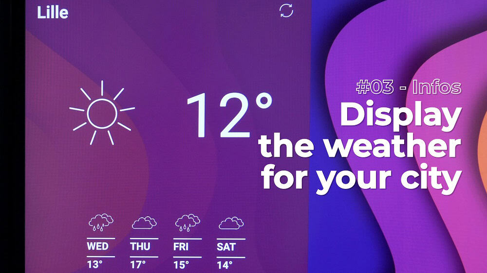 #3 Información: Consulte el clima de su ciudad