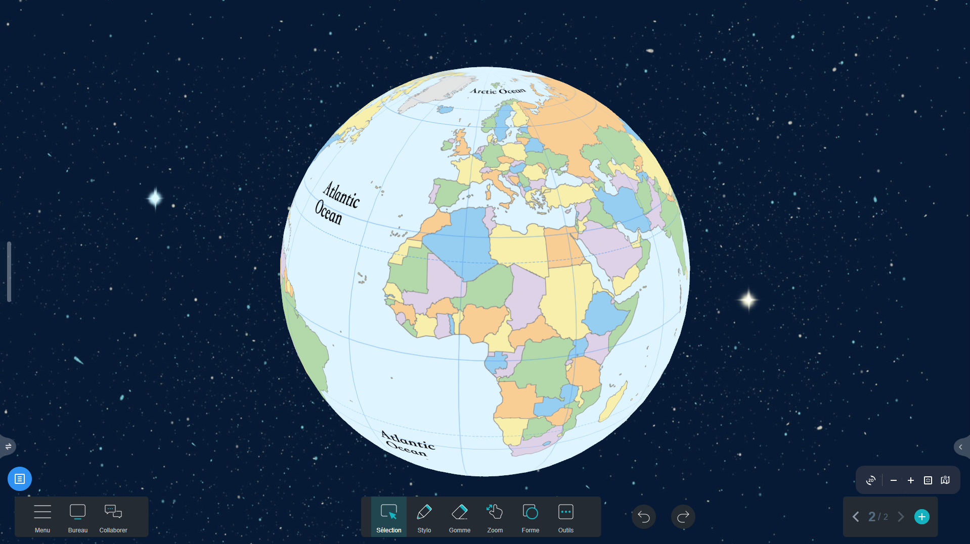 Mapas de países en Iolaos (3D)