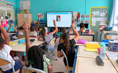 Tableau blanc interactif à l&rsquo;école