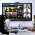 La mejor pantalla táctil para videoconferencias