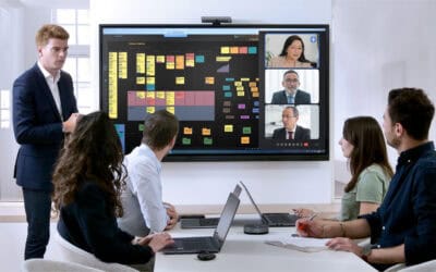 La mejor pantalla táctil para videoconferencias
