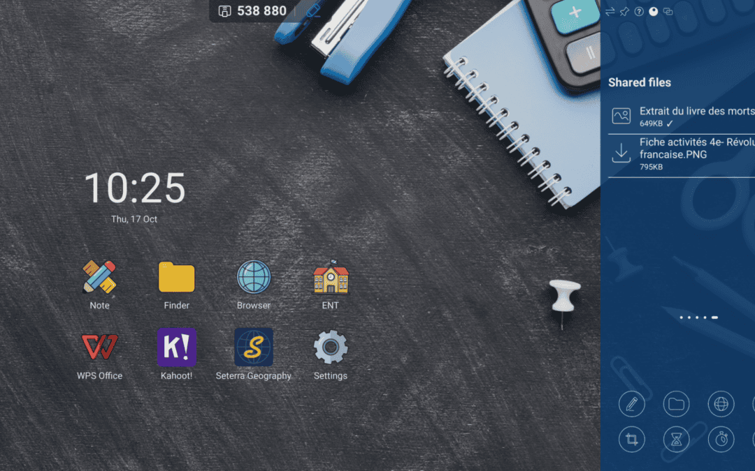 How to change the wallpaper for many interactive screens ?