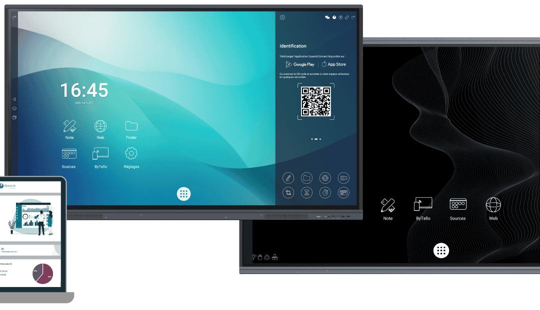Programming a fleet of interactive screens to switch on and off with Speechi Connect !