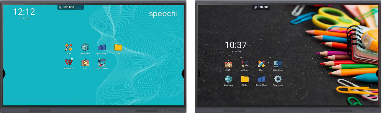 comment organiser son espace de travail sur tbi avec Speechi Connect