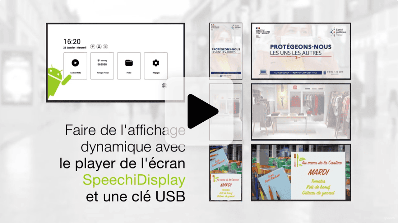 Tuto n°1 : Faire de l’affichage avec le player intégré de l’écran