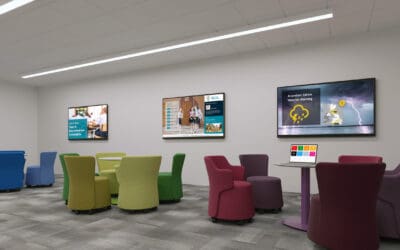 Digital signage display screens: eine innovative speechi-lösung für effektive unternehmenskommunikation