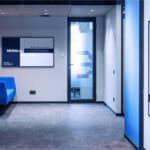 DIgitale Werbtafel Indoor für Empfangbereiche