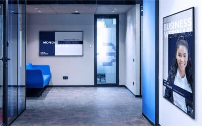 Digitale werbetafel indoor im empfangsbereich: eine innovative speechi-lösung für ihr unternehmen