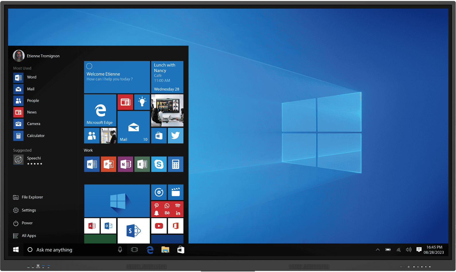 interactive whiteboard mit Windows