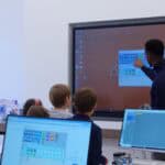 Interaktive Tafel in der Schule