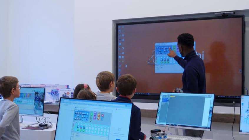 Interaktive Tafel in der Schule