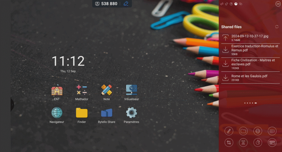 Interactive Screen Workspace : How to customize your environment