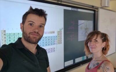 Testimonial from Eva & Nicolas: Using Interactive Displays to Teach Science in Middle School