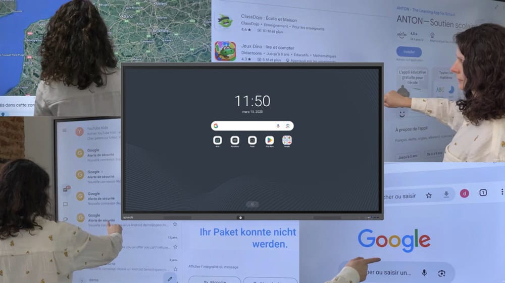 An Interactive Display Designed for the Google Ecosystem
