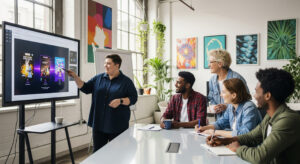 écran tactile multitouch