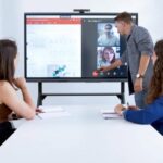 Digitales flipchart für meetings