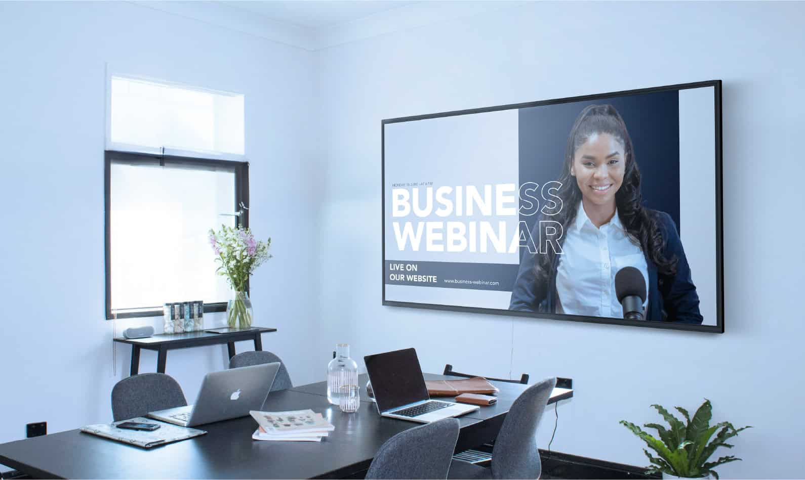 Affichage dynamique en entreprise