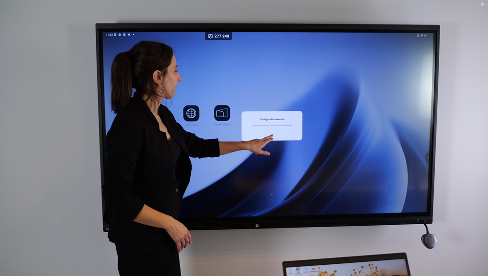 Appairage du BYOD sur l'écran interactif Speechi