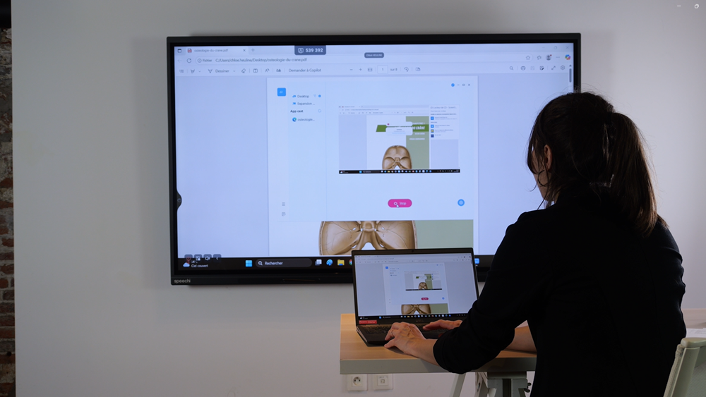 Connectez votre PC à l'écran interactif