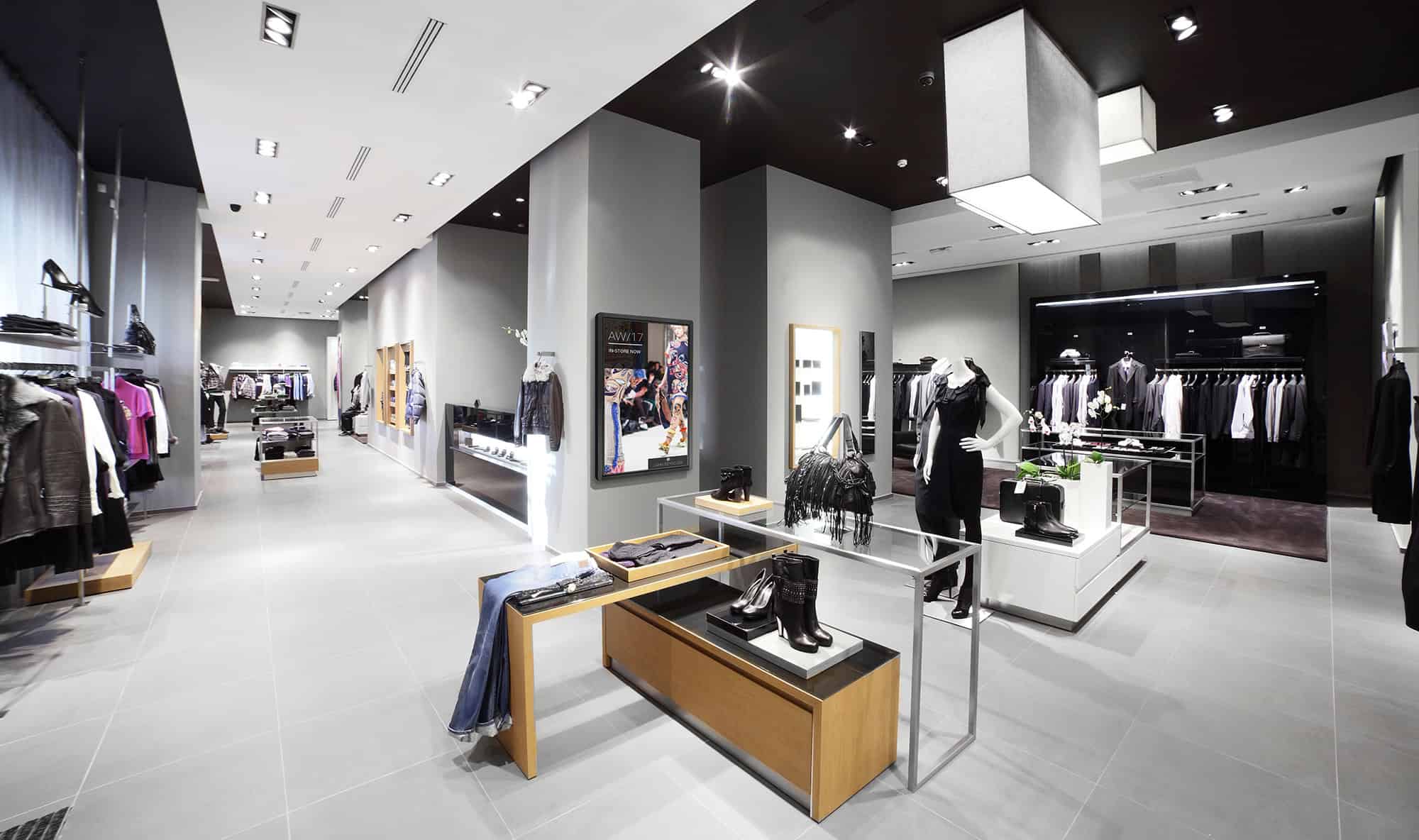 Digital signage display schaufenster für ihr geschäft