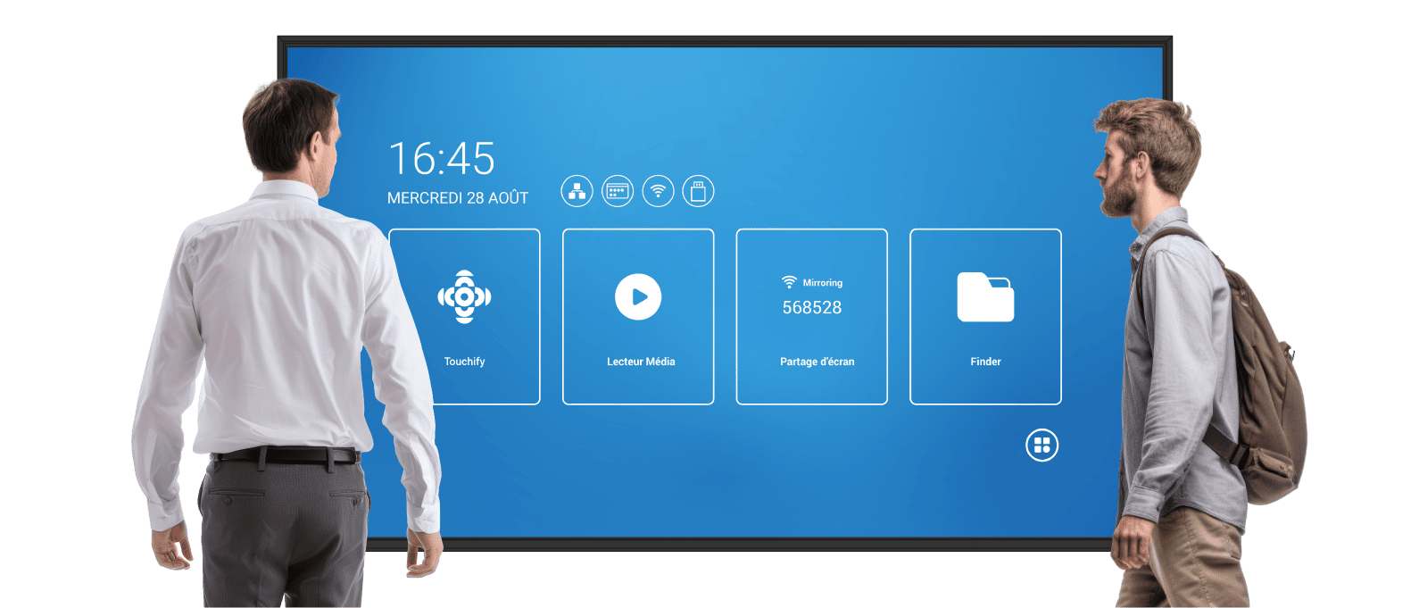 Digitale werbetafel apotheke in der offizin