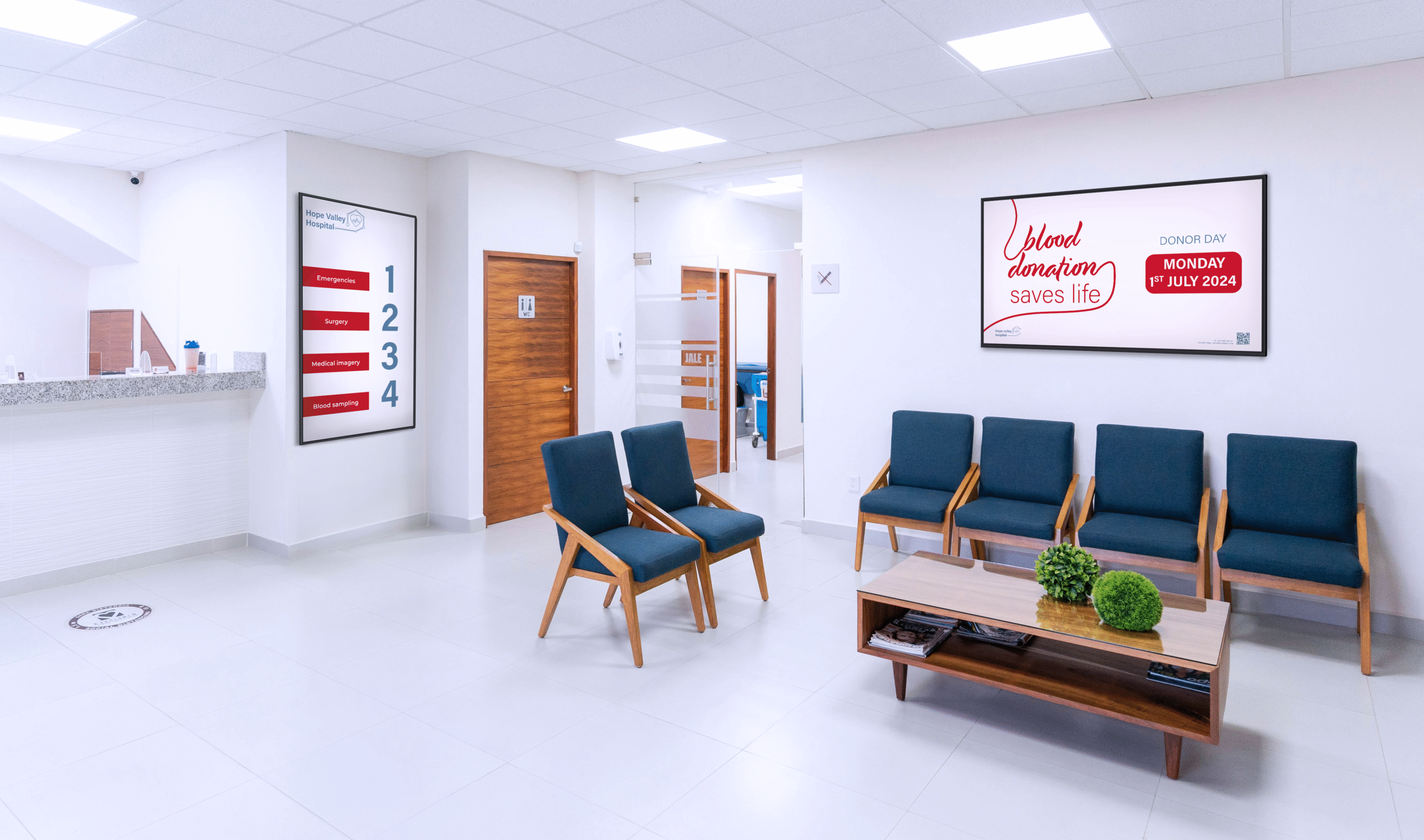 Interaktive tafel krankenhaus und moderne lösungen für medizinische einrichtungen