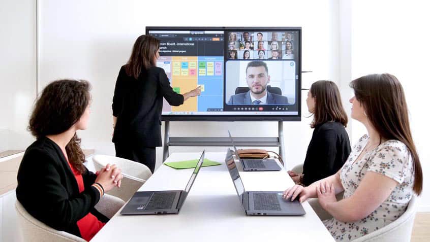 Speechi touchscreens und zusammenarbeit aus der Ferne