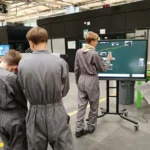 écran géant dans le secondaire